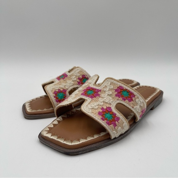 Madden Girl Shoes - Madden Girl Women’s 6.5 Crotchet Square Toe Sandals